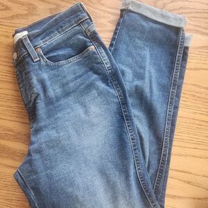 74 Signature Levi Strauss Heritage Boyfriend women's cropped  jeans size W27
